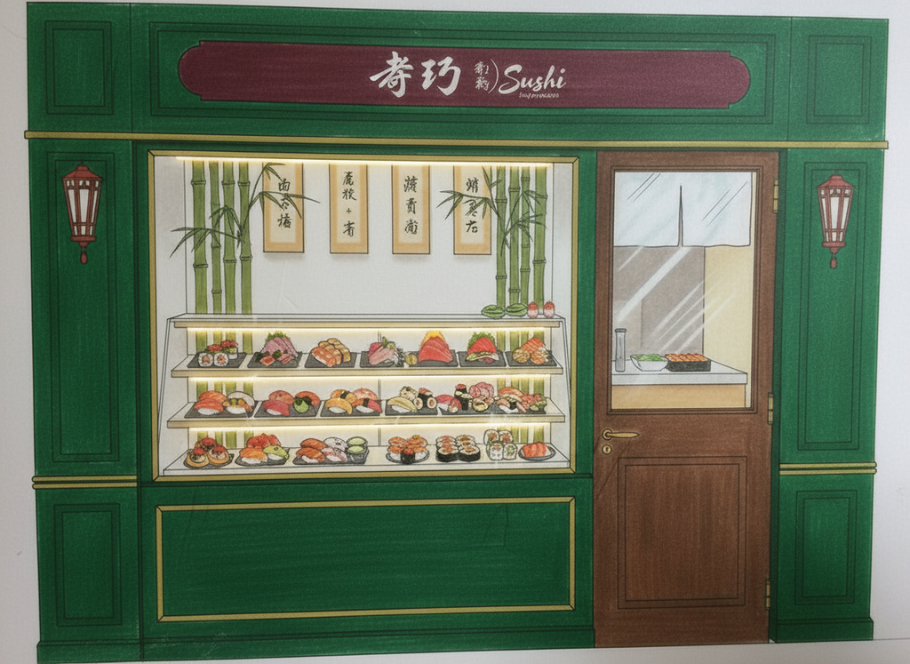 Ristorante sushi giapponese