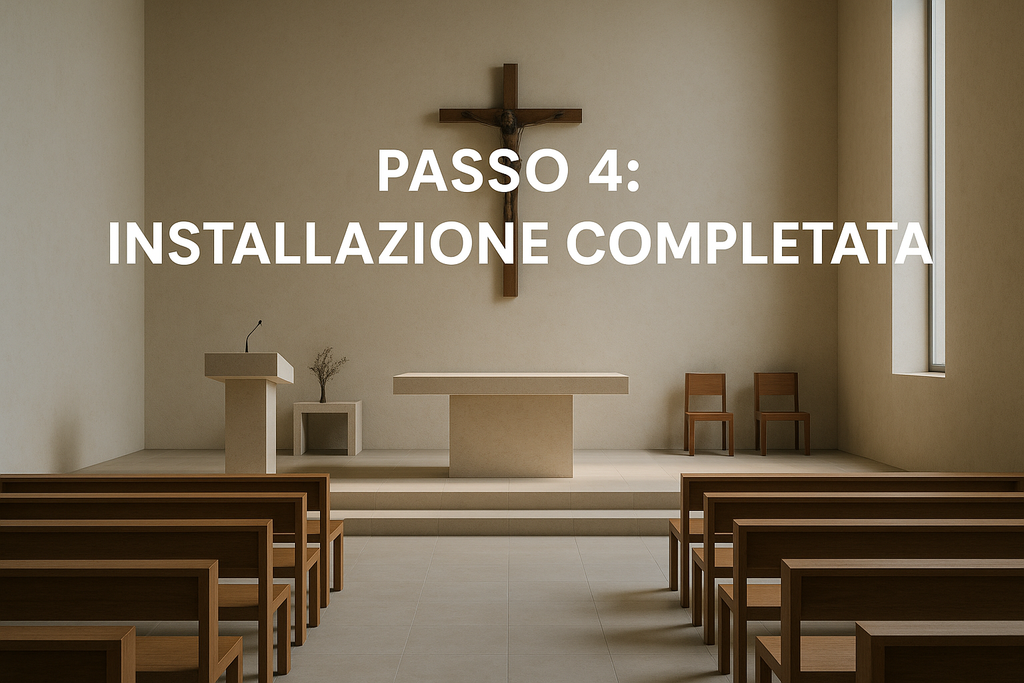 Risultato finale dell'installazione