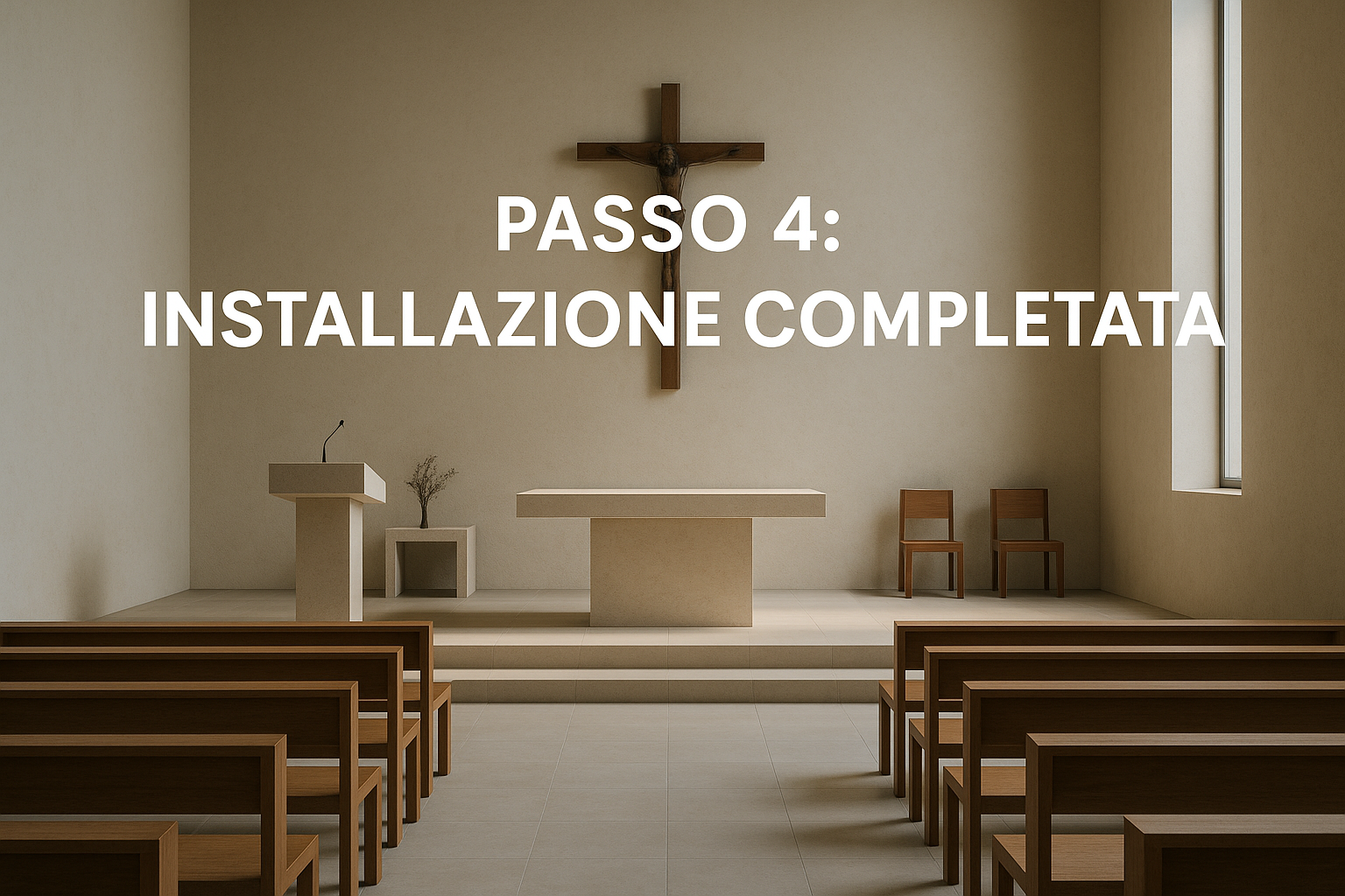 Risultato finale dell'installazione