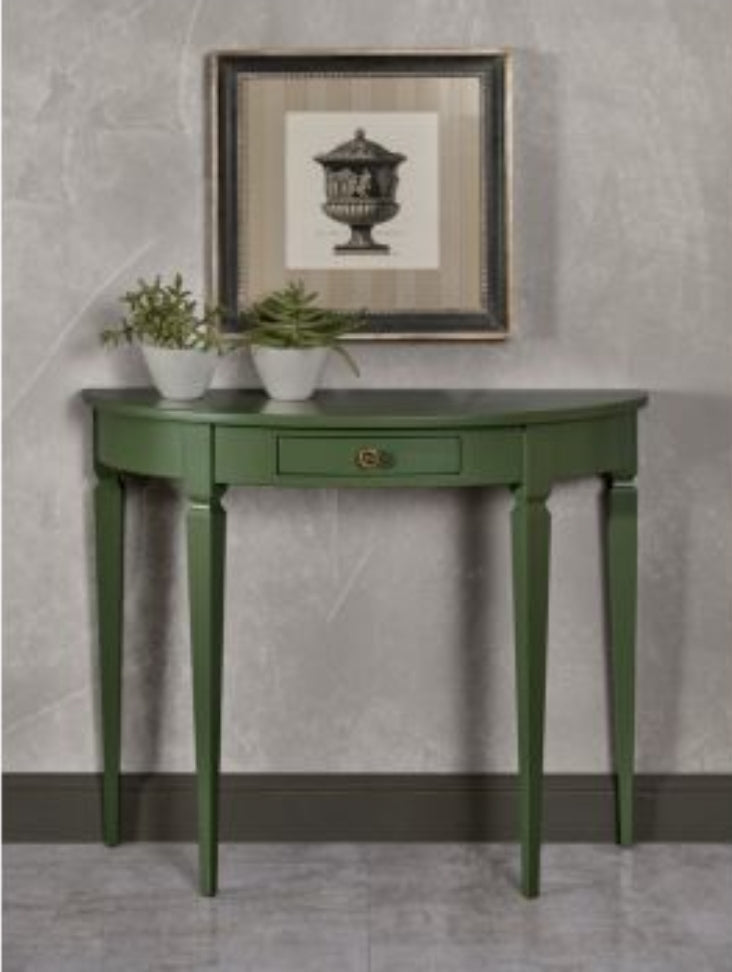 Consolle a Mezzaluna a 1 Cassetto - Cod. 1919/A