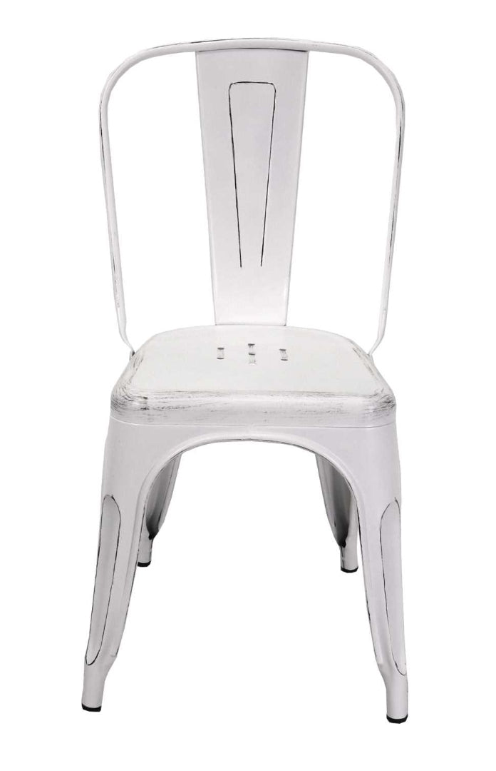 Sedia New Bristol Ferro Bianco Antico