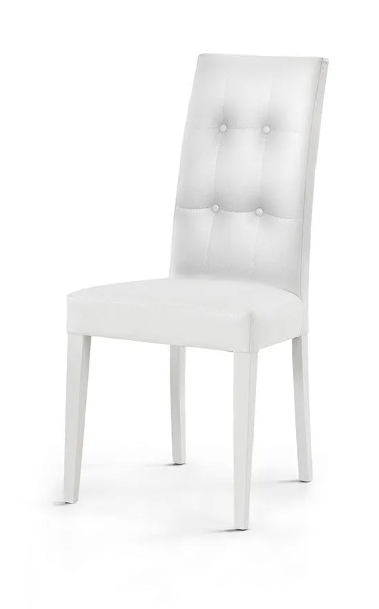 Sedia gorizia in ecopelle per ristoranti, casa gorizia