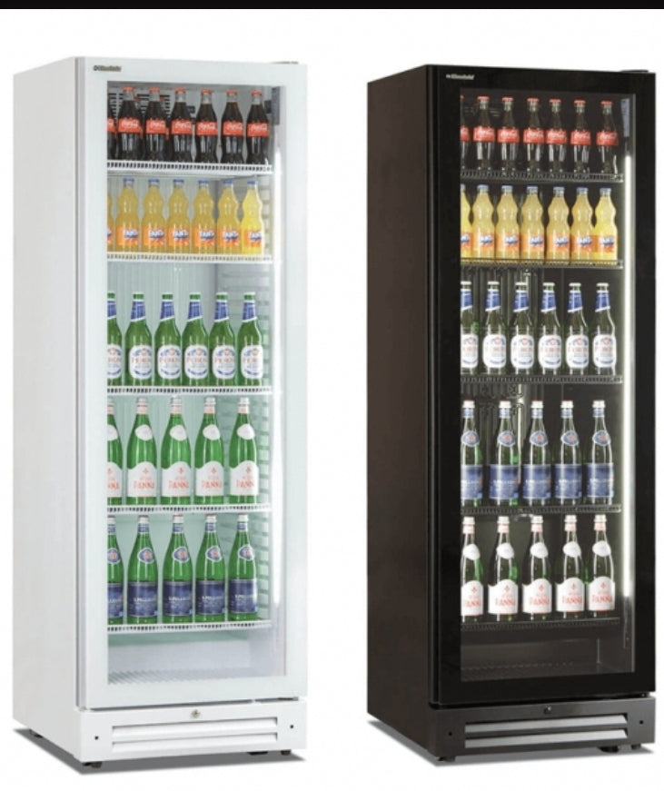 Frigo Vetrina per Bibite 274L - Temperatura Regolabile 0°/+10°C - 60x65x180cm