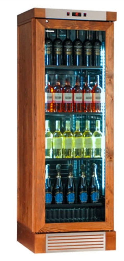 Cantina Refrigerata per Vini in Legno Massello - 126 Bottiglie