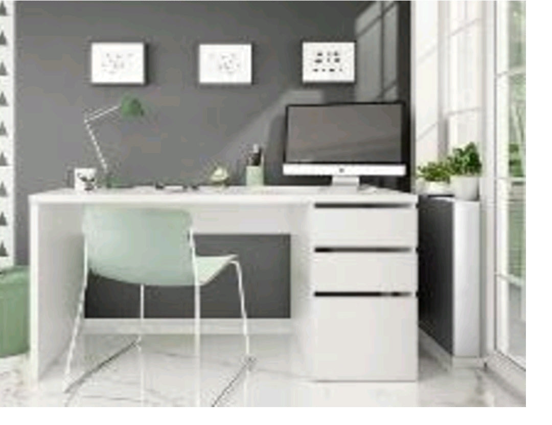 SCRIVANIA REVERSIBILE CON CASSETTIERA LATERALE - DIMENSIONI: 138X75X60