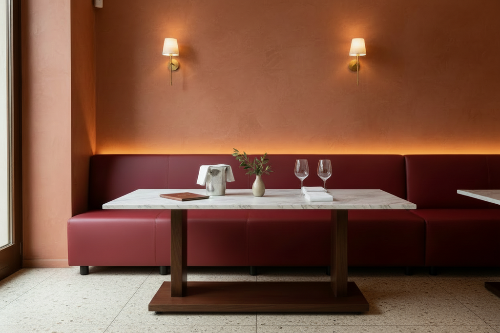 Divanetto Contract in Ecopelle  compatte misure 90 cm L × 55 cm P × 80 cm