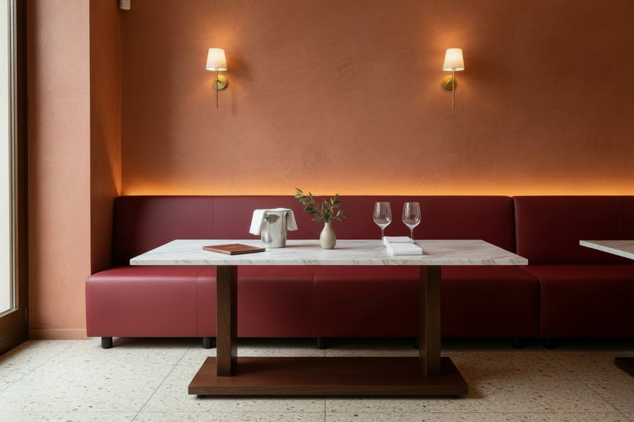 Divanetto Contract in Ecopelle  compatte misure 90 cm L × 55 cm P × 80 cm