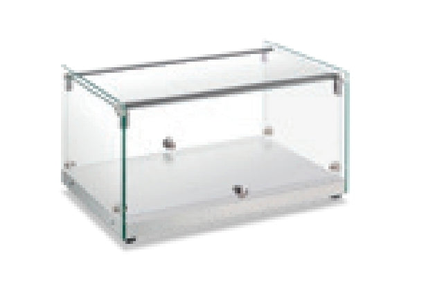 Vetrinetta Neutra da Banco bar per cornetti e rustici  50 Lt - 555x361x379 mm