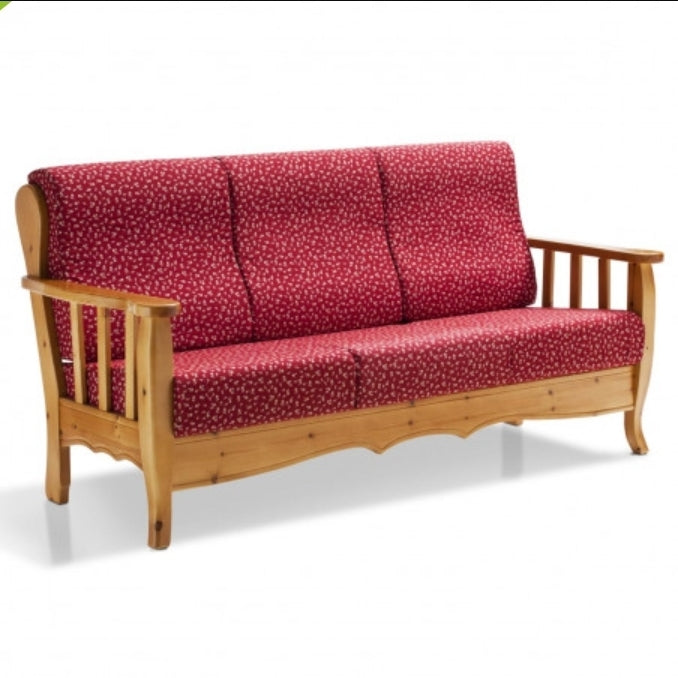 Divano 3 posti  - Divano in Legno 3 Posti