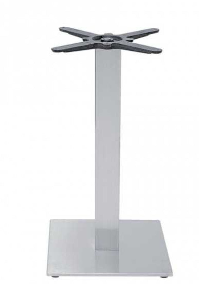 Base Tavolo Acciaio Inox Satinato Piedini Regolabili AISI 304 - Bar Ristorante