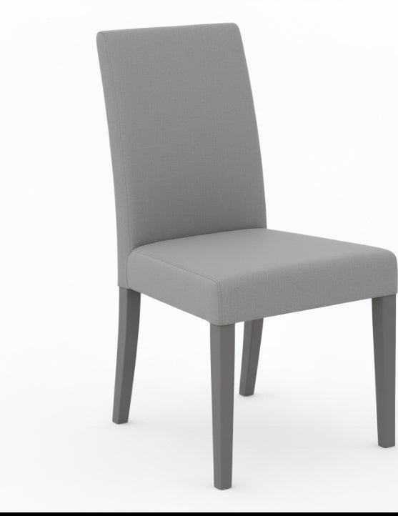 Sedia Ecopelle Grigio con Fusto Grigio per ristoranti