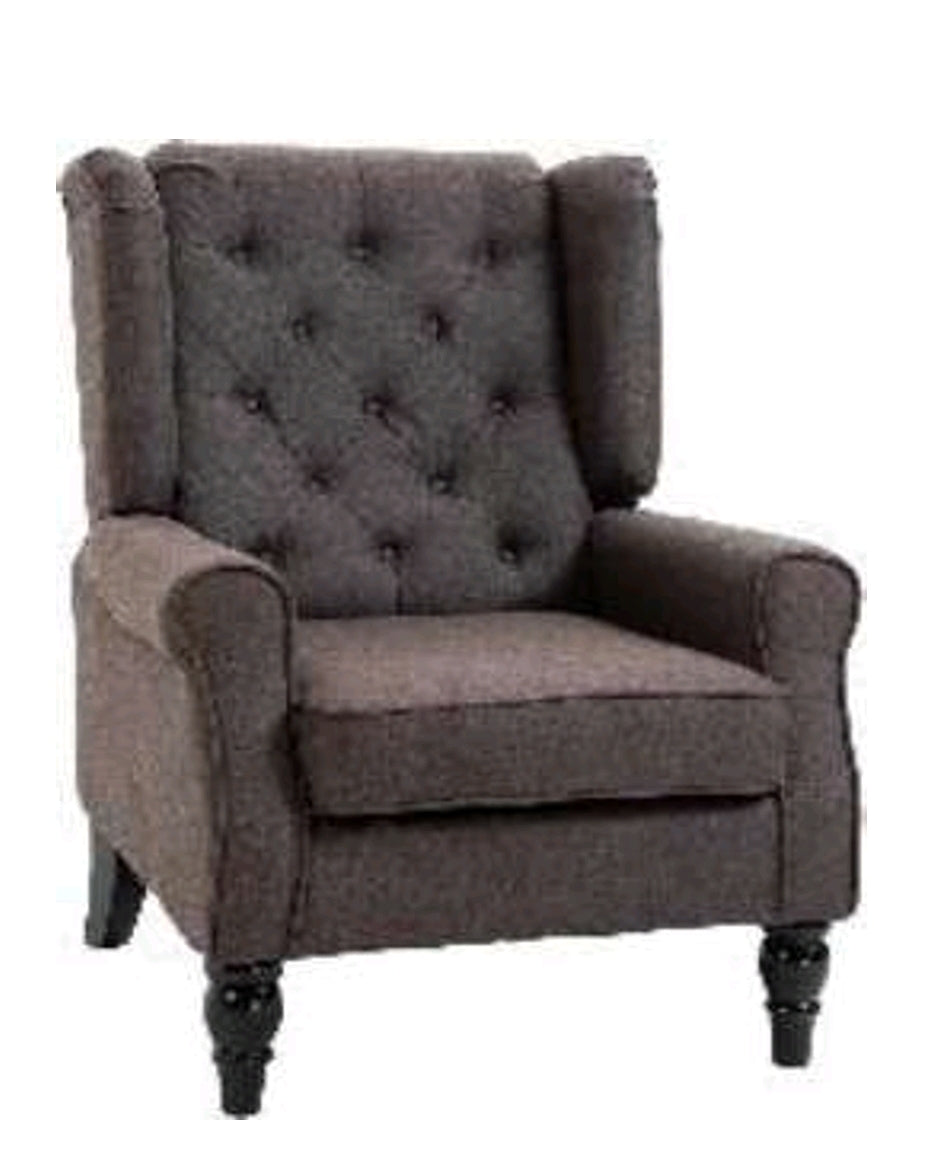 Poltrona Reclinabile Beatrice Push Back 2 Posizioni - Tessuto Sherpa con Poggiatesta