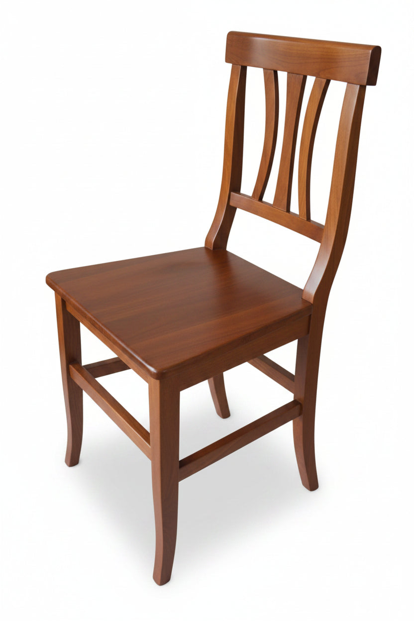 Set 2 Sedie Tre Stecche Legno – Seduta in Legno