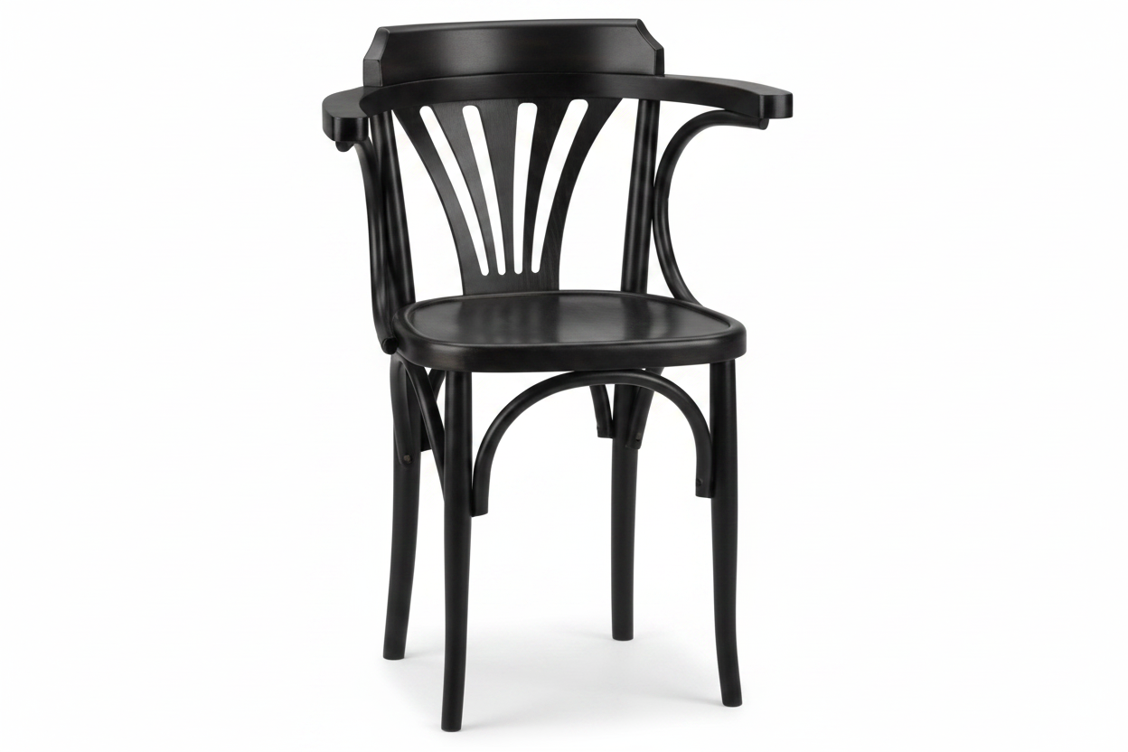 Poltrona bistrot colore nero