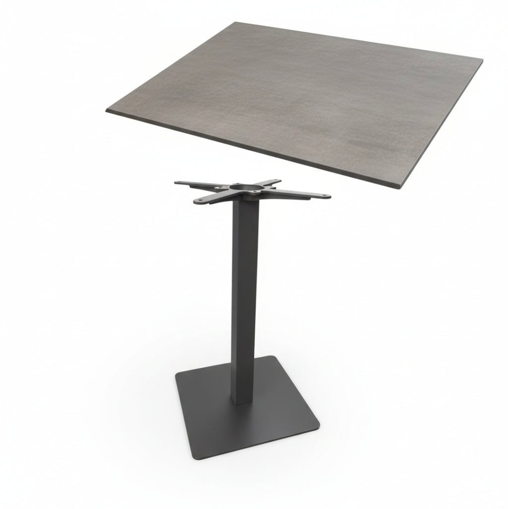Tavolo 60×60 Completo di Base evento e Piano HPL
