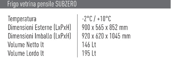 Frigo pensile