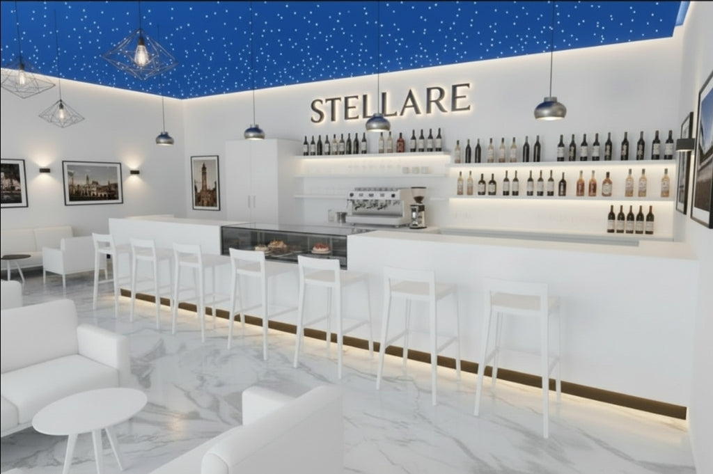 Format pub industrial- moderno, arredo bar