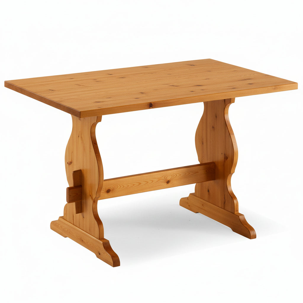 Angolo panca  misura 113x173 con cassonetto e tavolo fratino 130x80 e due sedie cuore tinta miele