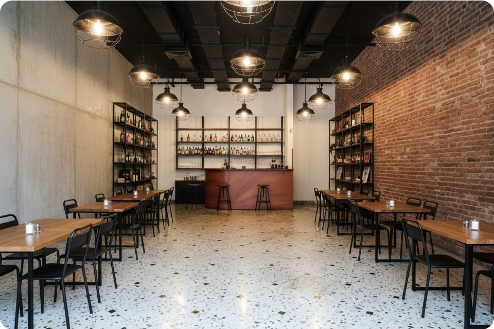 Bancone Bar in Legno Massello - Design Artigianale per Bistrot e Brasserie, pub restaurant