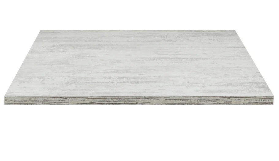 Piano tavolo 90x90 bianco antico materiale nobilitato melaminici Bordo ABS in tinta Spessore 25 mm