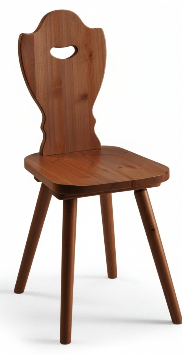 Sedia tirolese in Legno di Pino - Stile Tirolese