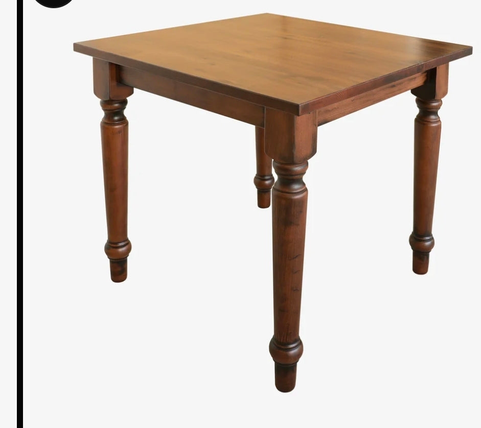 Tavolo Massello Faggio e Pino Anticato Noce 122