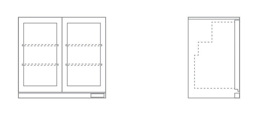 Frigo banco conservazione  carne