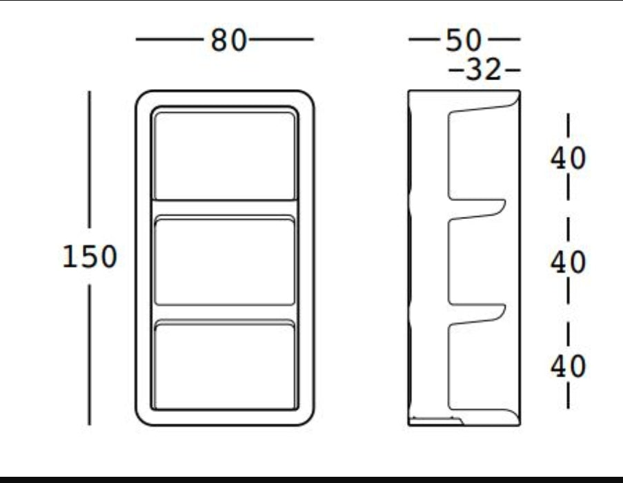 Bancone bar in polietilene luminoso Struttura in polietilene neutro