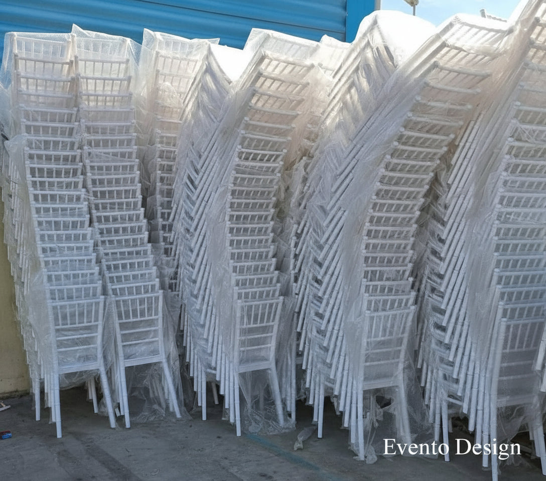 Sedia Chiavarina Bianca Polipropilene - Eleganza per Eventi