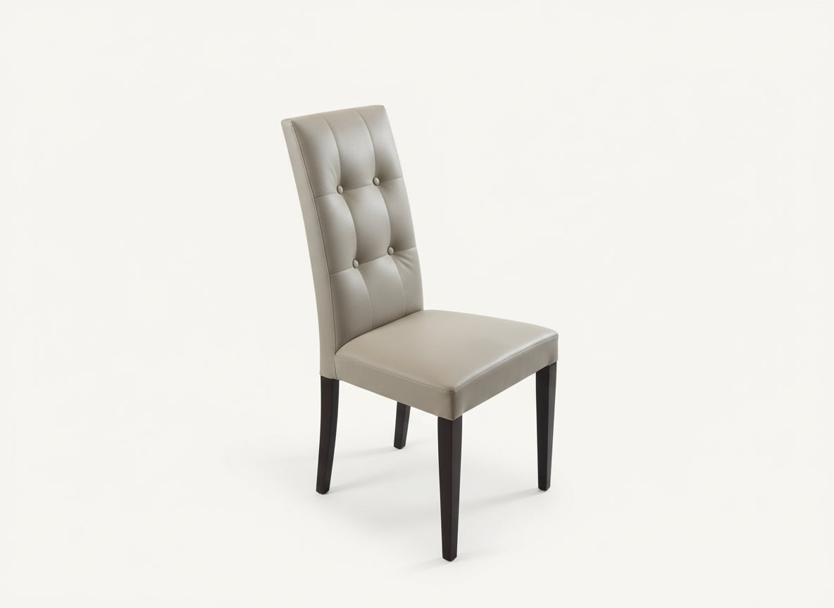 Sedia Contract Ecopelle per Ristorante Pizzeria Pub - Modello Trento Made in Italy