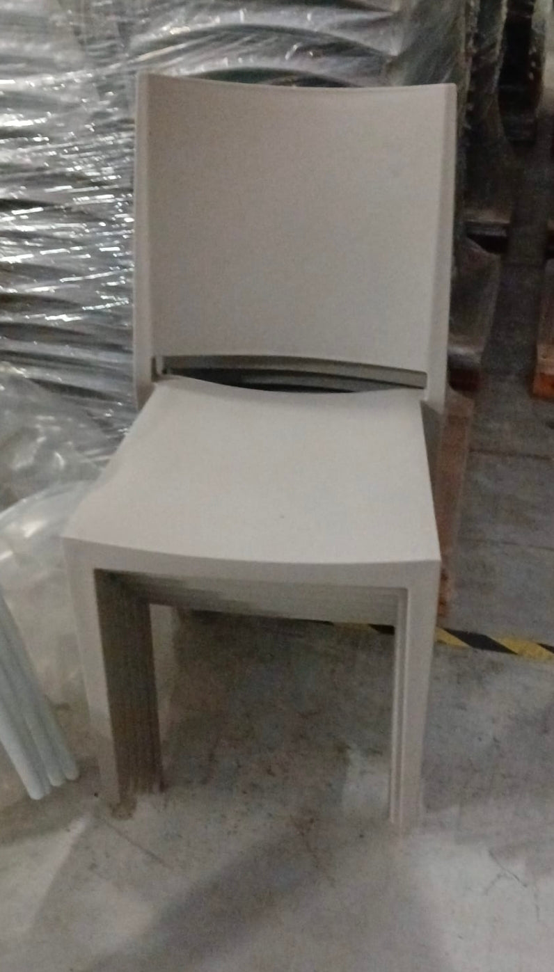 Sedia in Polipropilene Tortora