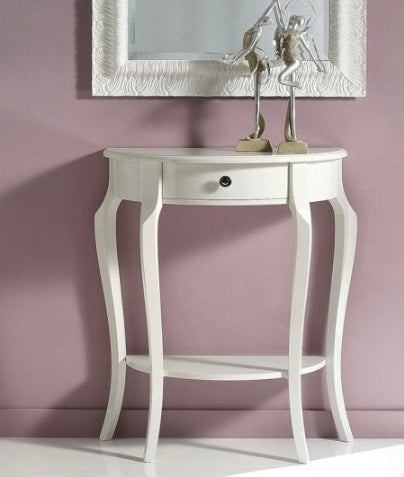 CONSOLLE CLASSICA DA INGRESSO BIANCO SPORCO L.67 P.33 H.75