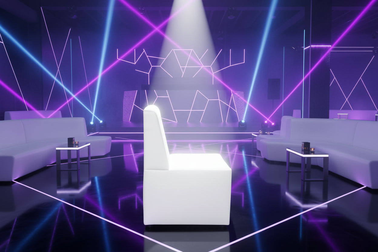 Divano 02 posto  con schienale modena per arredo bar