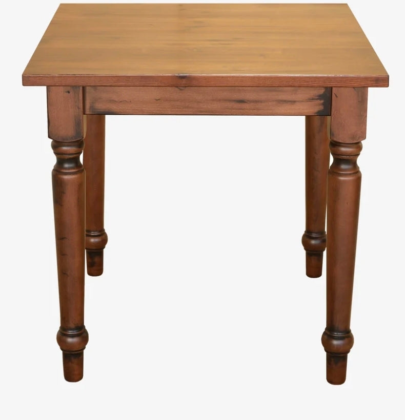 Tavolo Massello Faggio e Pino Anticato Noce 122