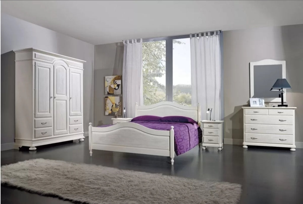 Camera da letto completa legno shabby chic