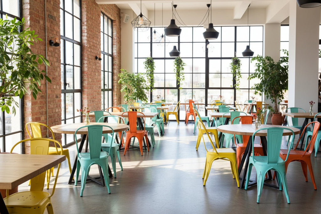Sedie in Metallo Multicolore per Bar