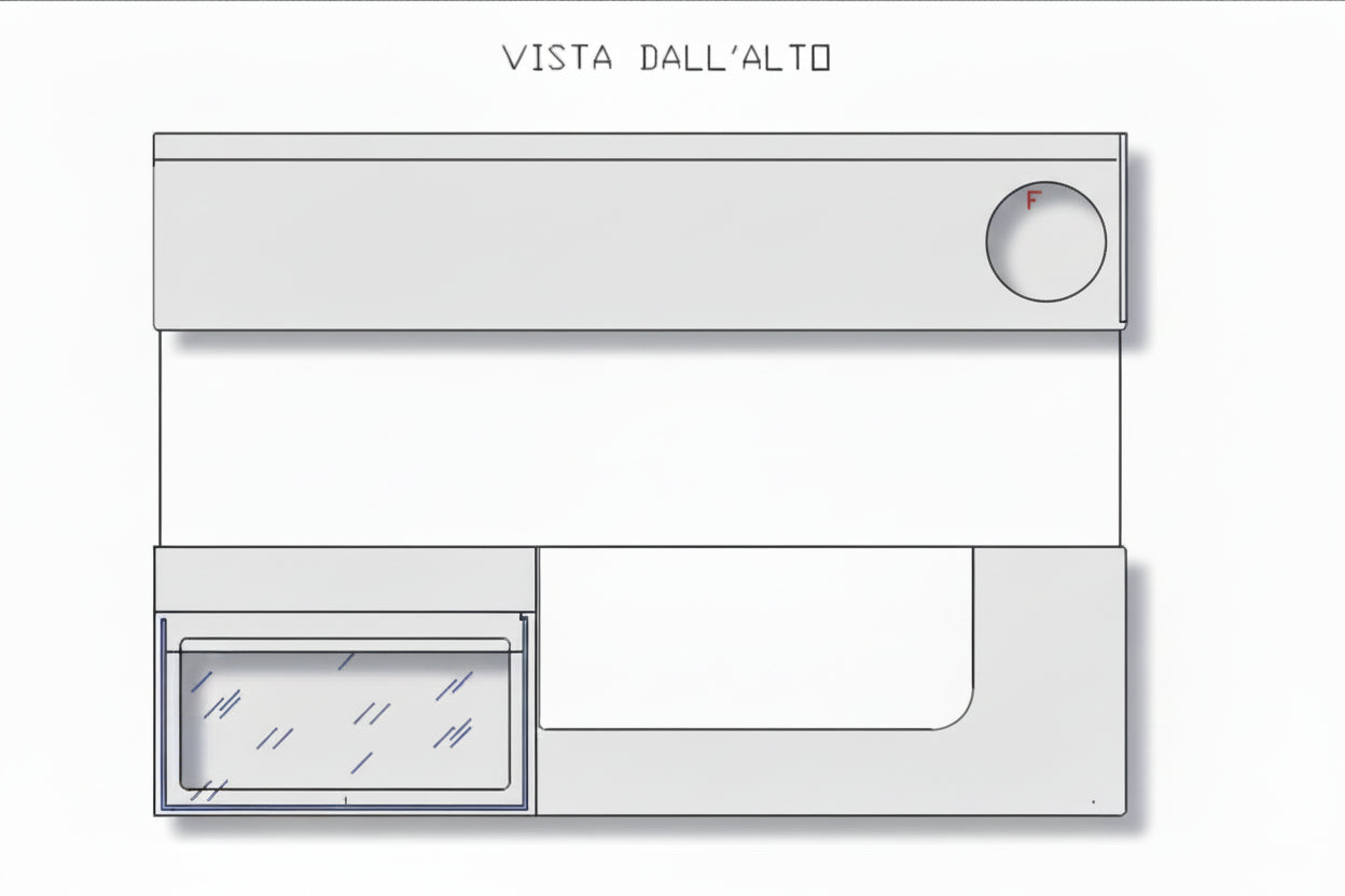 BANCO BAR D8 eventodesign completo di retro banco e alzata portabottiglie