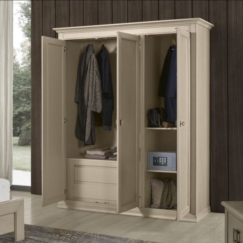 Camera da letto in pioppo cenere - Set completo