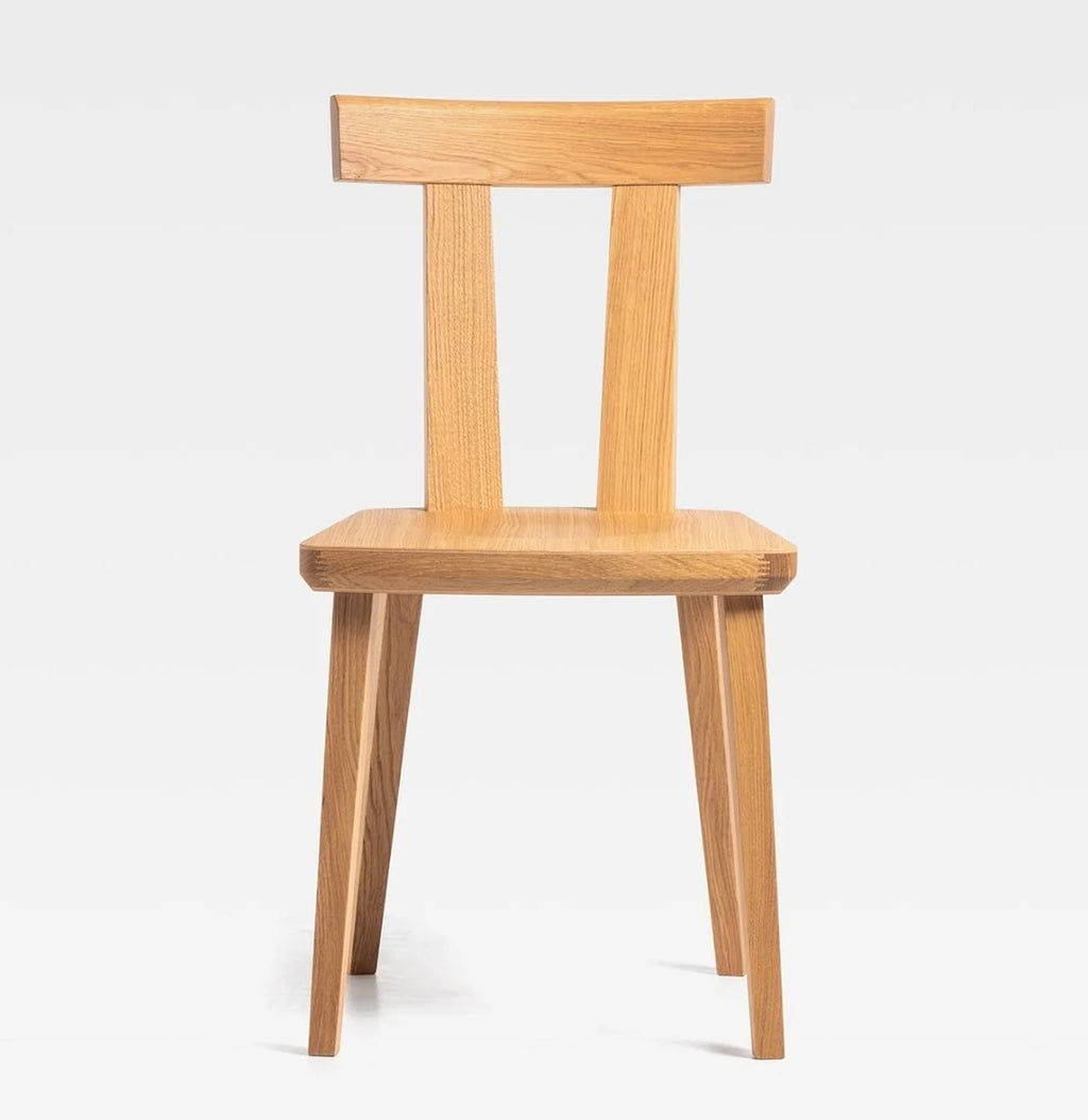 Sedia in legno massello in stile tirolese moderno