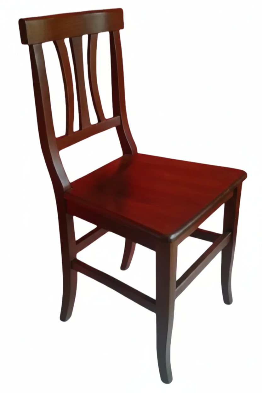 Set 2 Sedie Tre Stecche Legno – Seduta in Legno