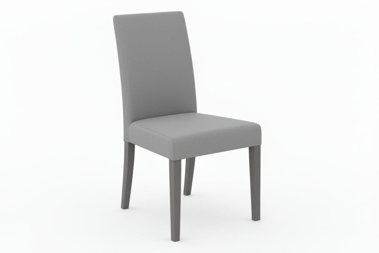 Sedia Ecopelle Grigio con Fusto Grigio per ristoranti