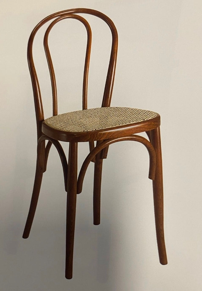 Sedia Thonet in Faggio Tinta Naturale con Fondino Legno