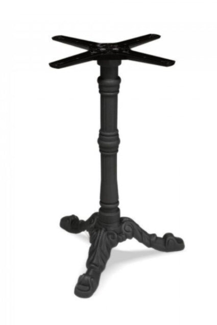 Base Tavolo in Ghisa Nero Bucciato