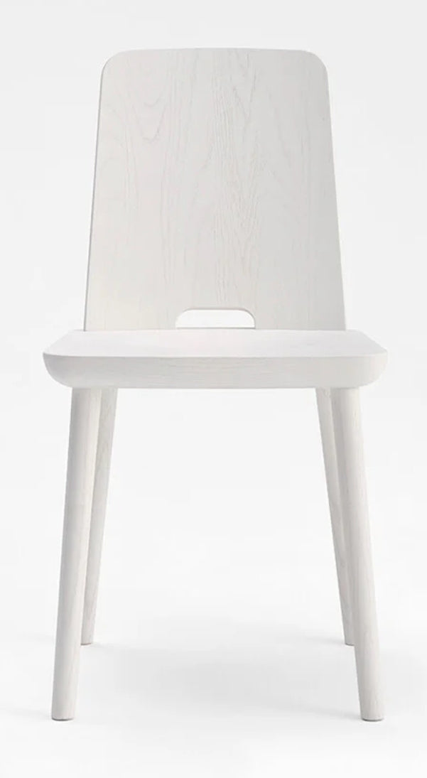 Sedia in legno frassino TABLET , stile Chalet, design moderno alpino in vari colori