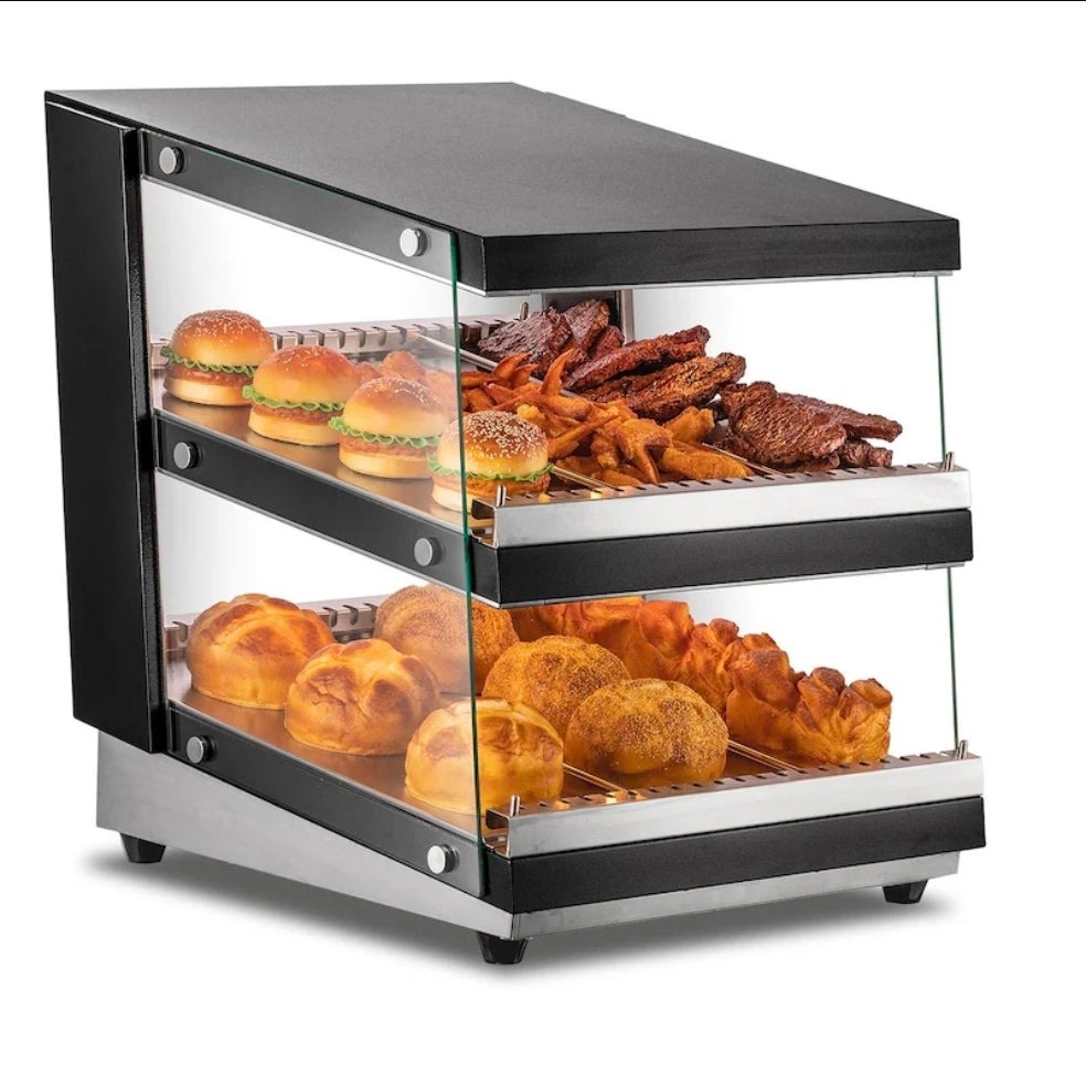 Vetrina Calda 126L - Temperatura Regolabile 30-90°C