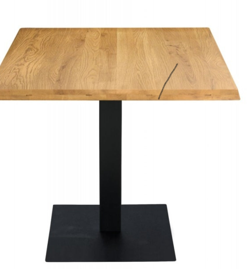 Tavolo bar ristorante base centrale quadrato 80x80 pesaro