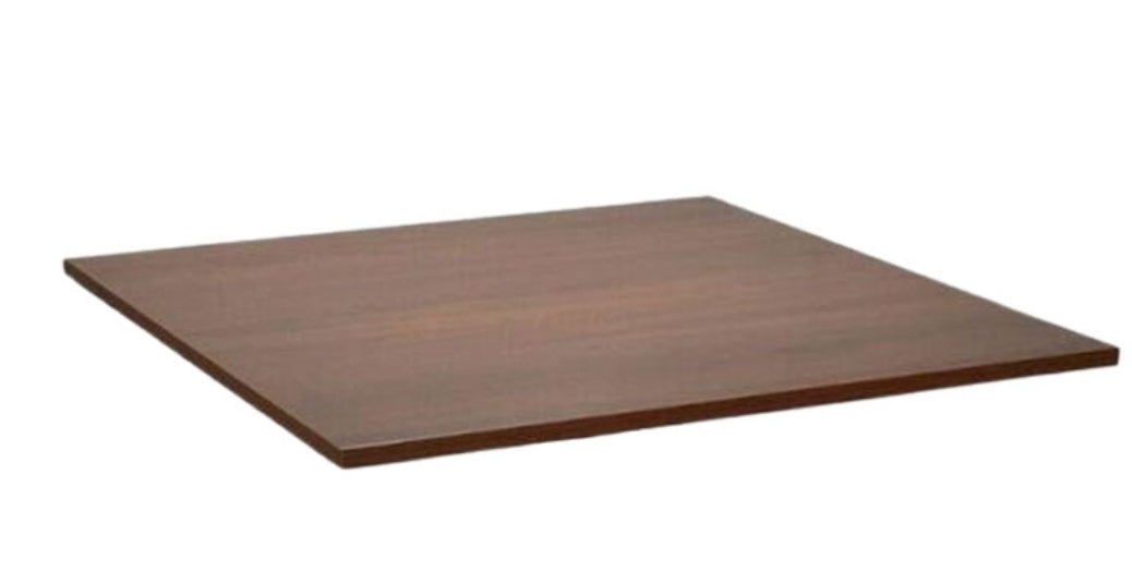 Piano Tavolo 80x80 Melaminico Noce Spessore 1,8cm - Contract Ristorante Trattoria