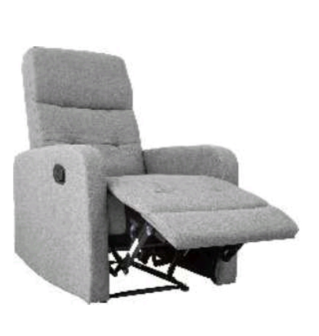 Poltrona Relax Reclinabile in Tessuto con Sistema a Leva - Comfort Classico