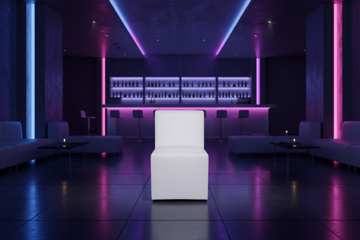 Divano 02 posto  con schienale modena per arredo bar