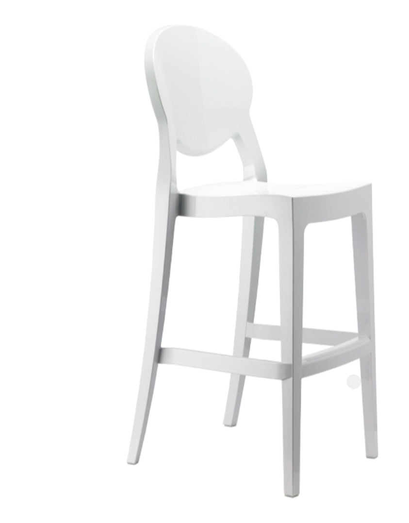 Igloo S 2358
Sgabello in policarbonato, altezza seduta a 65 o 74 cm, impilabile, anche per giardino